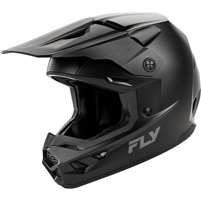 Youth Kinetic Solid Helmet - Matte Black - Medium_1441510