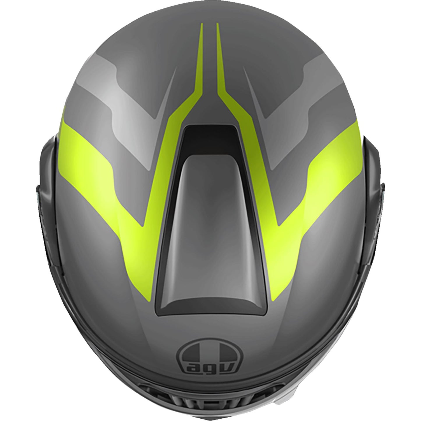 AGV Helmets Streetmodular Helmet - Resia - Matte Gray/Black/Yellow Fluo_1441565