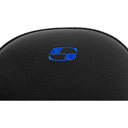 Saddlemen Step-Up Seat - Front Lattice Stitch - Blue Stitch  A808-07B-172BLU_1485793