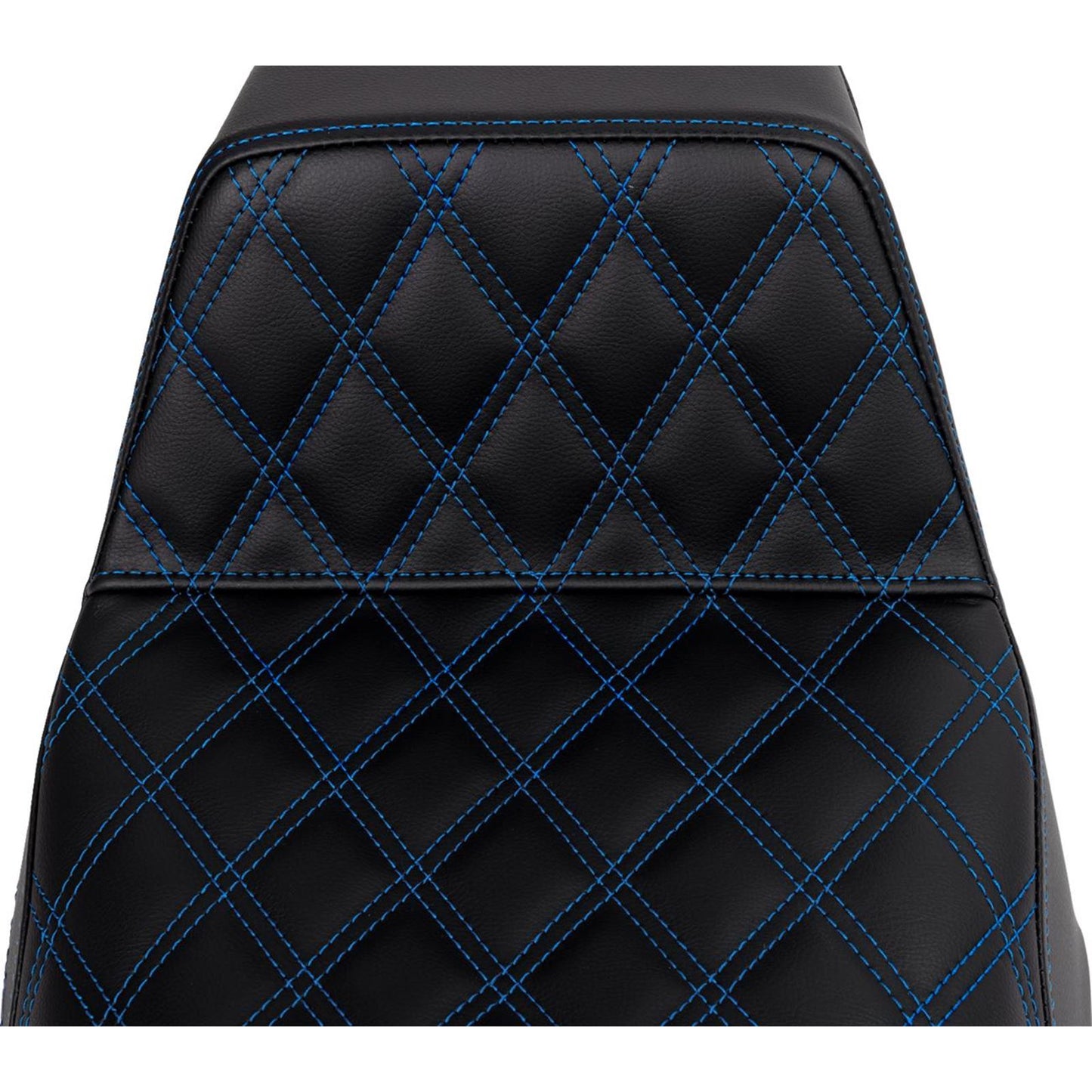 Saddlemen Step-Up Seat - Front Lattice Stitch - Blue Stitch  A808-07B-172BLU_1485792