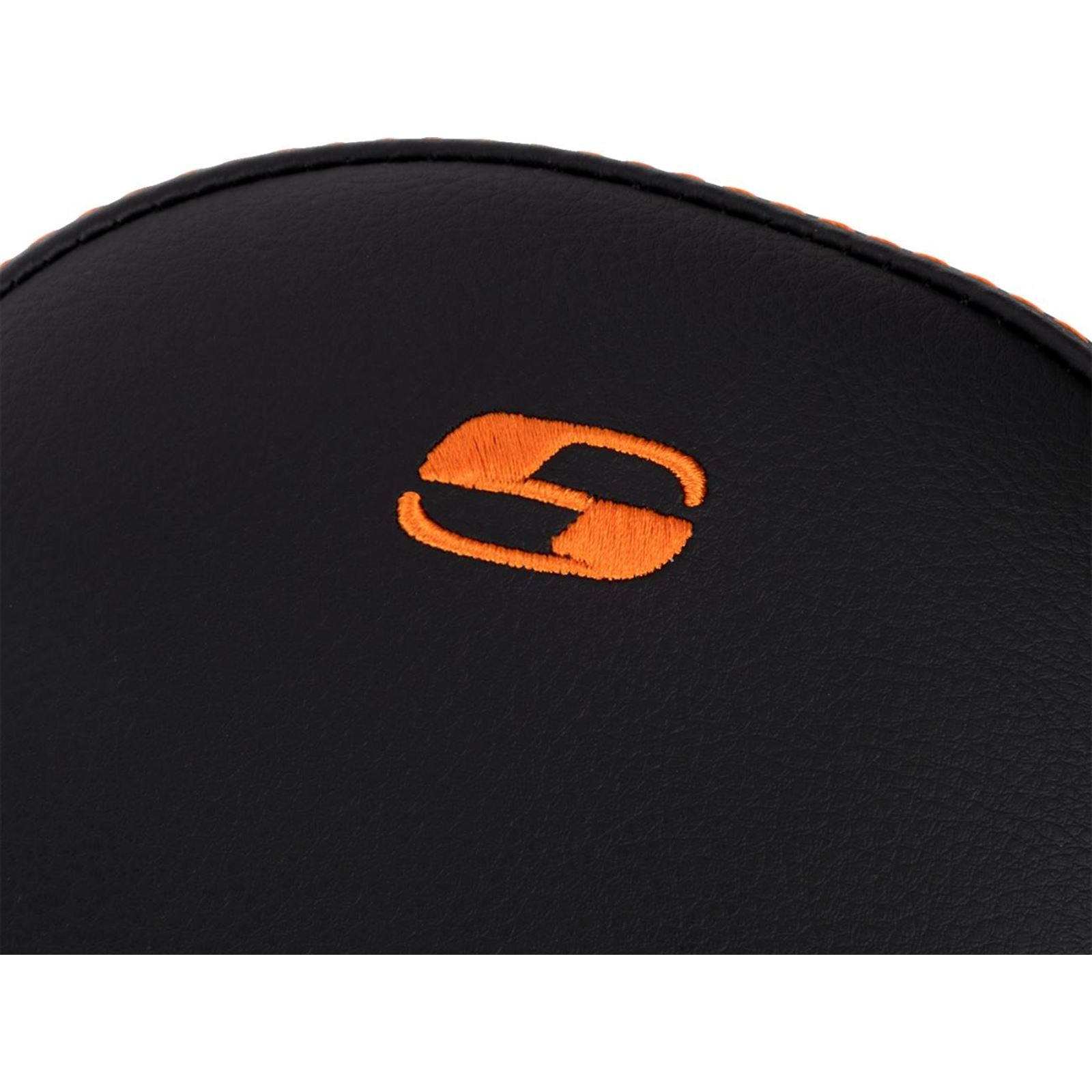 Saddlemen Step-Up Seat - Front Lattice Stitch - Orange Stitch A808-07B-172ORA_1485784