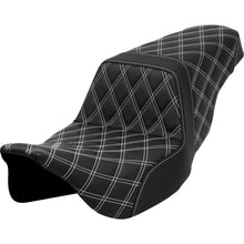Saddlemen Step-Up Seat - Lattice Stitch - White Stitch - FLH/FLT '08-'23 A808-07B-175WHI_1441594