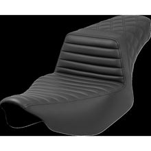 Saddlemen Step-Up Seat - Front Tuck-n'-Roll/Rear Lattice Stitch - Black 823-07-176_1452713