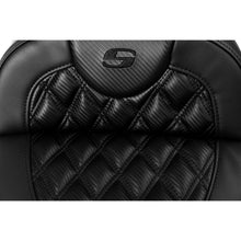 Saddlemen Roadsofa™ Extended Reach Seat - without Backrest Lattice Stitch 808-07CF-184HCT_1487730