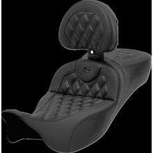Saddlemen Roadsofa™ Seat - with Backrest - Lattice Stitch - Carbon Fiber 808-07CF-184BR_1452724