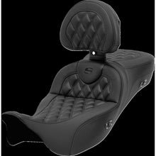 Saddlemen Roadsofa™ Seat - with Backrest - Lattice Stitch - Carbon Fiber 808-07CF-184RHC_1452725