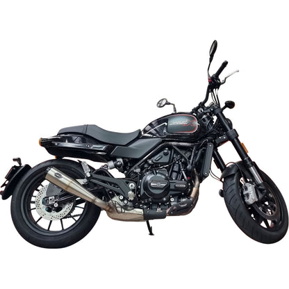 S&S Cycle Grand National Slip-On Muffler - Brushed Stainless Steel 550-1114_1441698