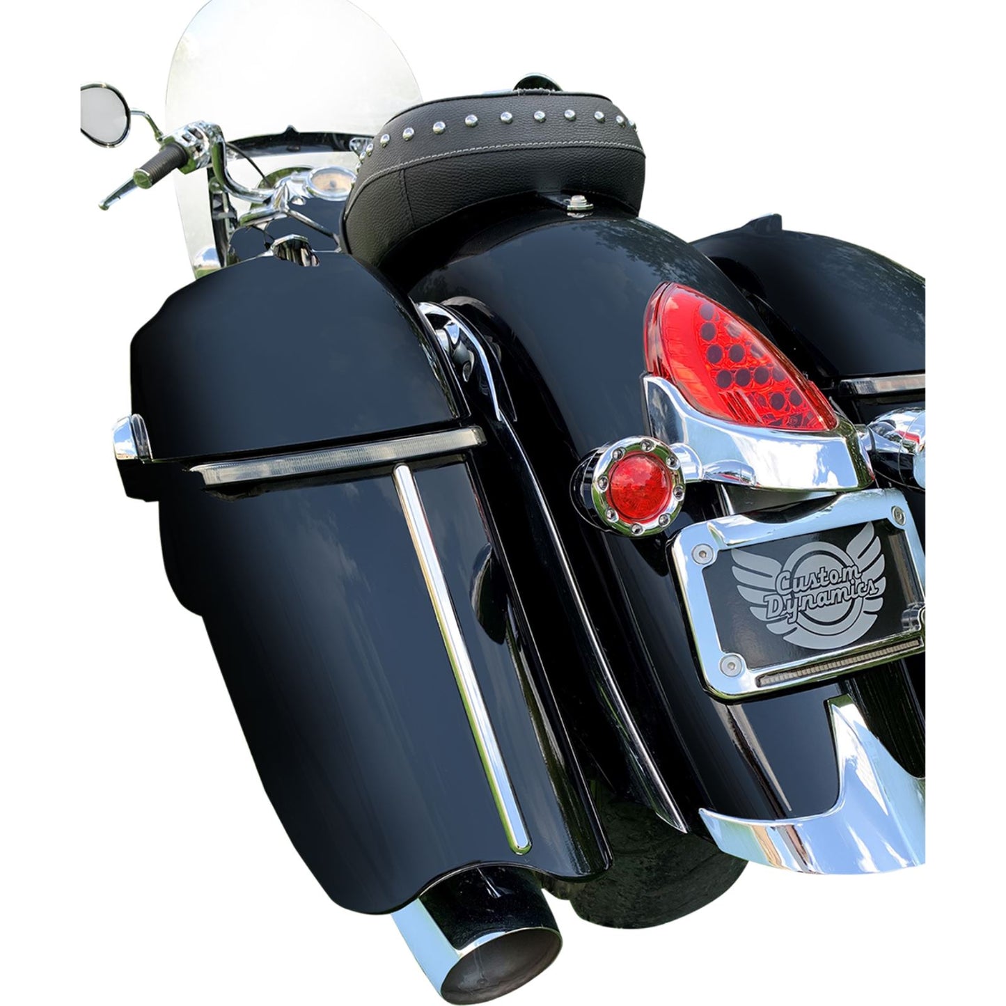 Custom Dynamics Saddlebag Lights - Low Profile - Smoke Lens - Indian CD-IND-SPR-V2-S_1441693