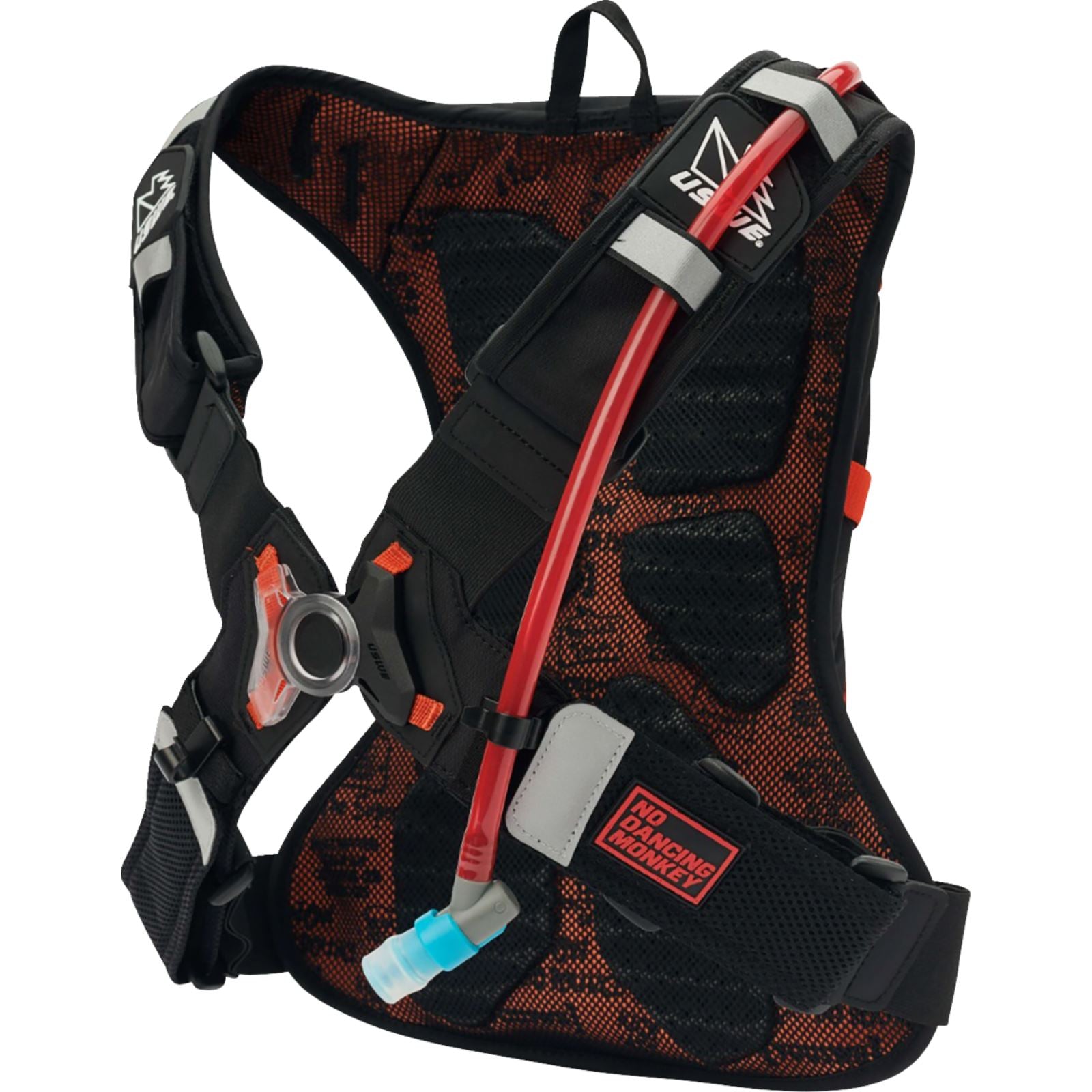 UsWe Moto Hydration Pack - 4L - Orange/Black [MPN: 2043438]_1441998