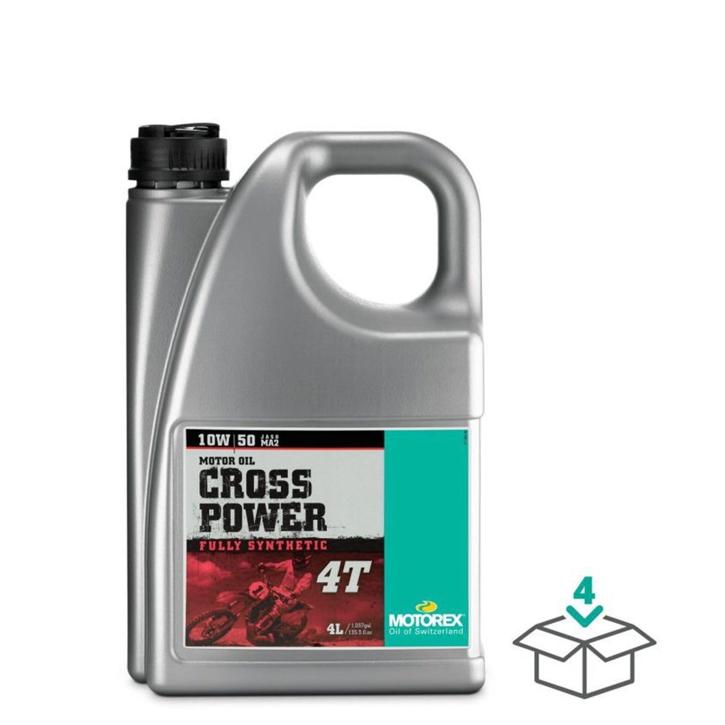 Motorex Cross Power 4T 10W50, 4 Liter [MPN: 305692]_1442648