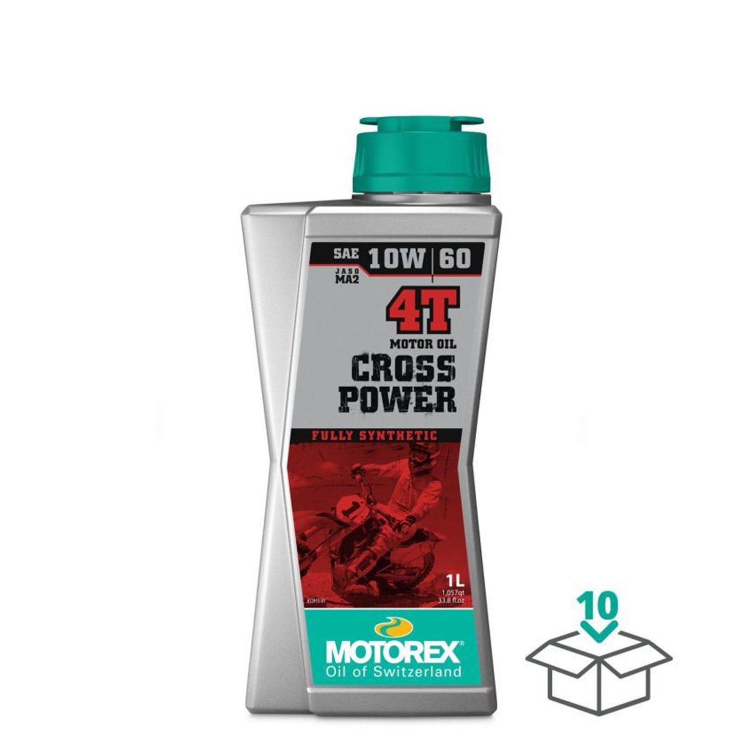 Motorex Cross Power 4T 10W60 JASO MA2, 1 Liter [MPN: 308242]_1442645