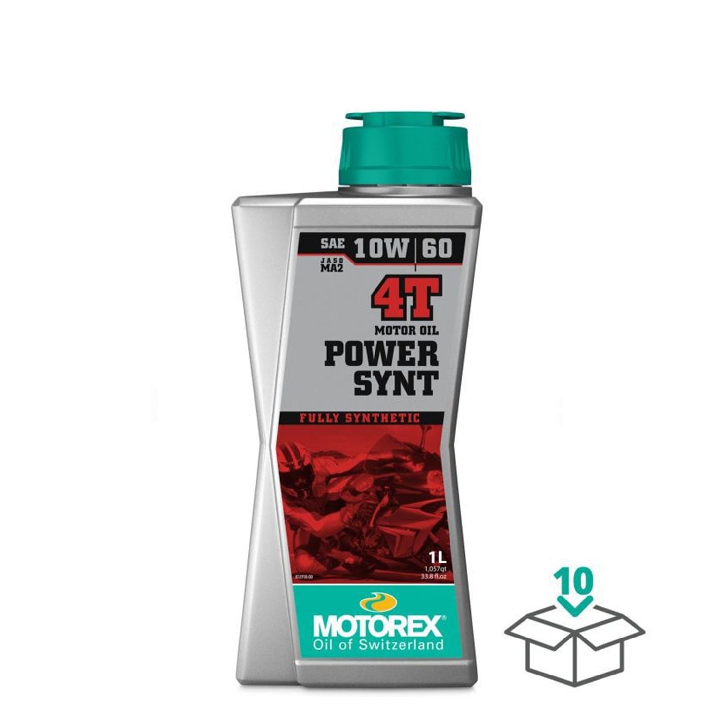 Motorex Power Synthetic 4T 10W60 JASO MA2, 1 Liter [MPN: 308252]_1442698