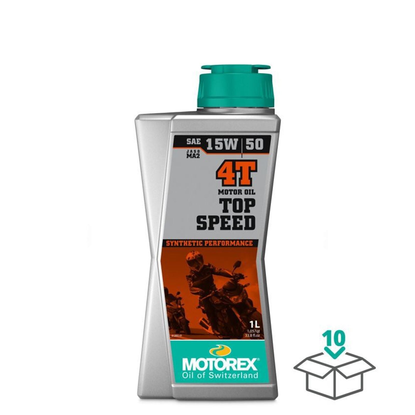 Motorex Top Speed 4T 15W50 JASO MA2, 1 Liter [MPN: 308096]_1442746