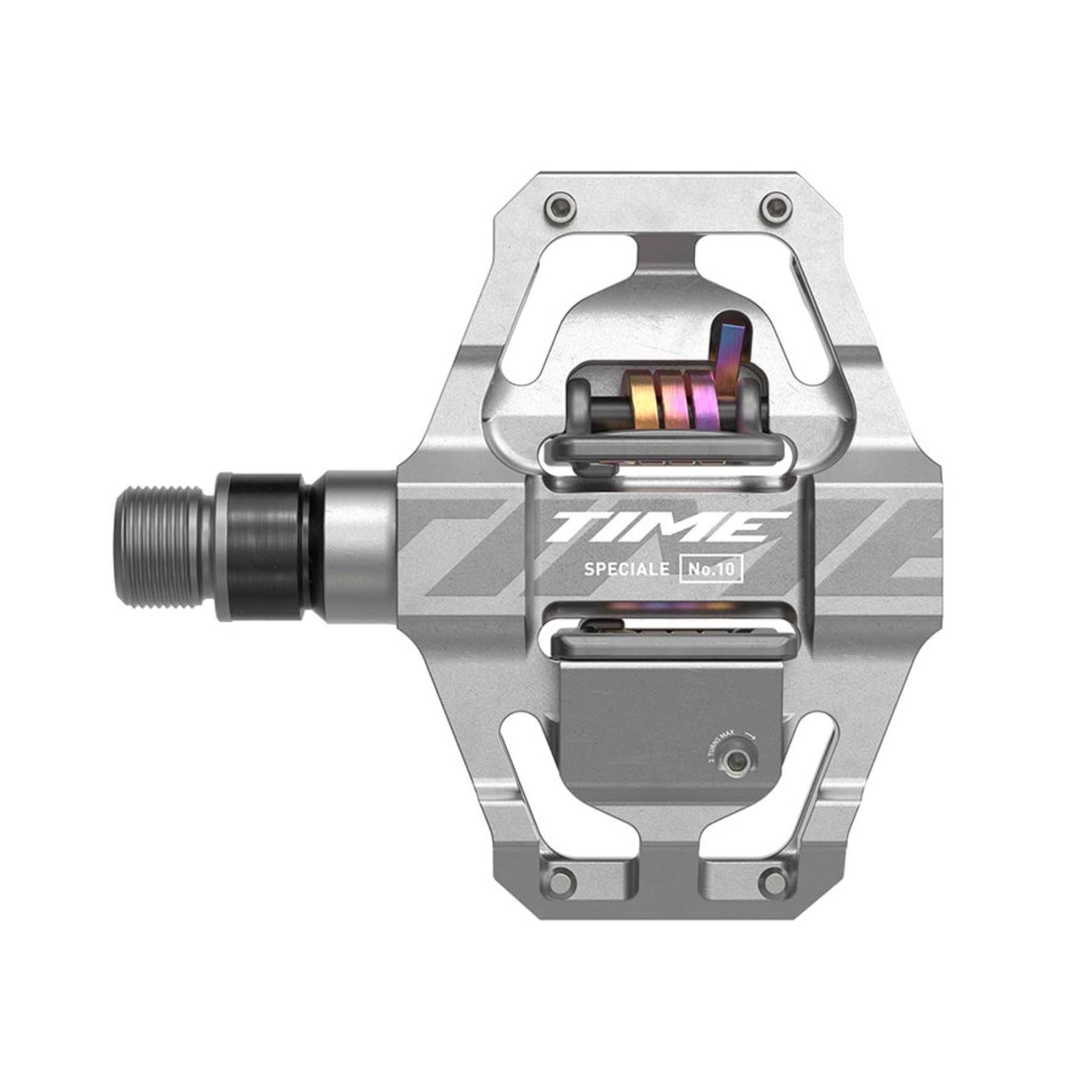 TIME Sport Speciale 10 Small B1 Pedals Spindle: Steel 9/16'' Raw Aluminum [MPN: 00.6718.028.006]_1442236