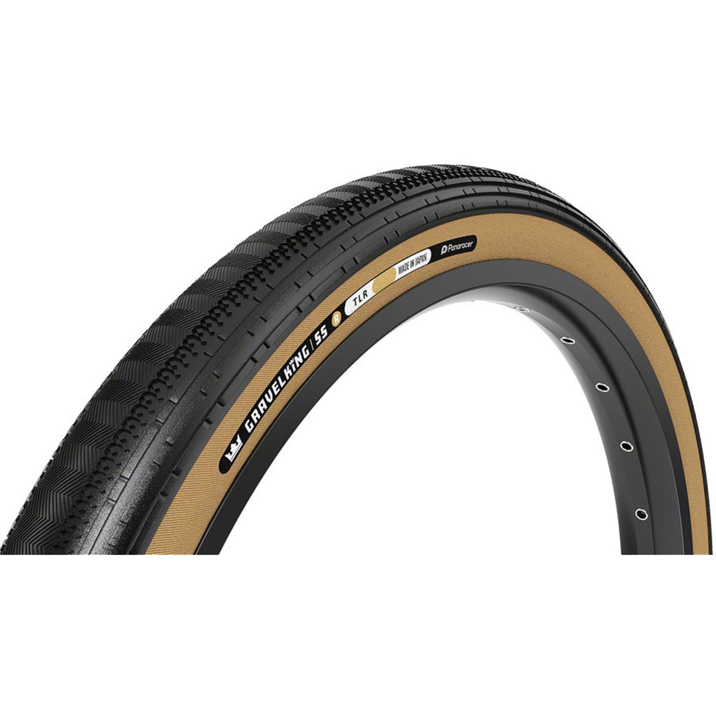 Panaracer GravelKing SS R Tire - 700x30, Tubeless, Black/Amber [MPN: RF730-GKSS-R-SX2]_1932946