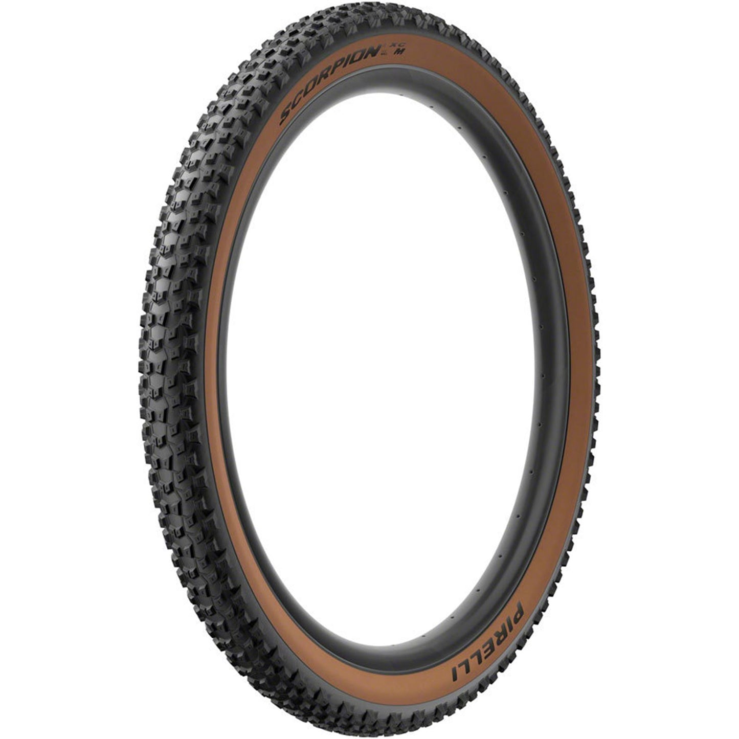 Pirelli - Bicycle Scorpion XC M Tire - 29x2.4 - Tubeless, Classic Tan, ProWall, SmartGrip 4354700_1500184