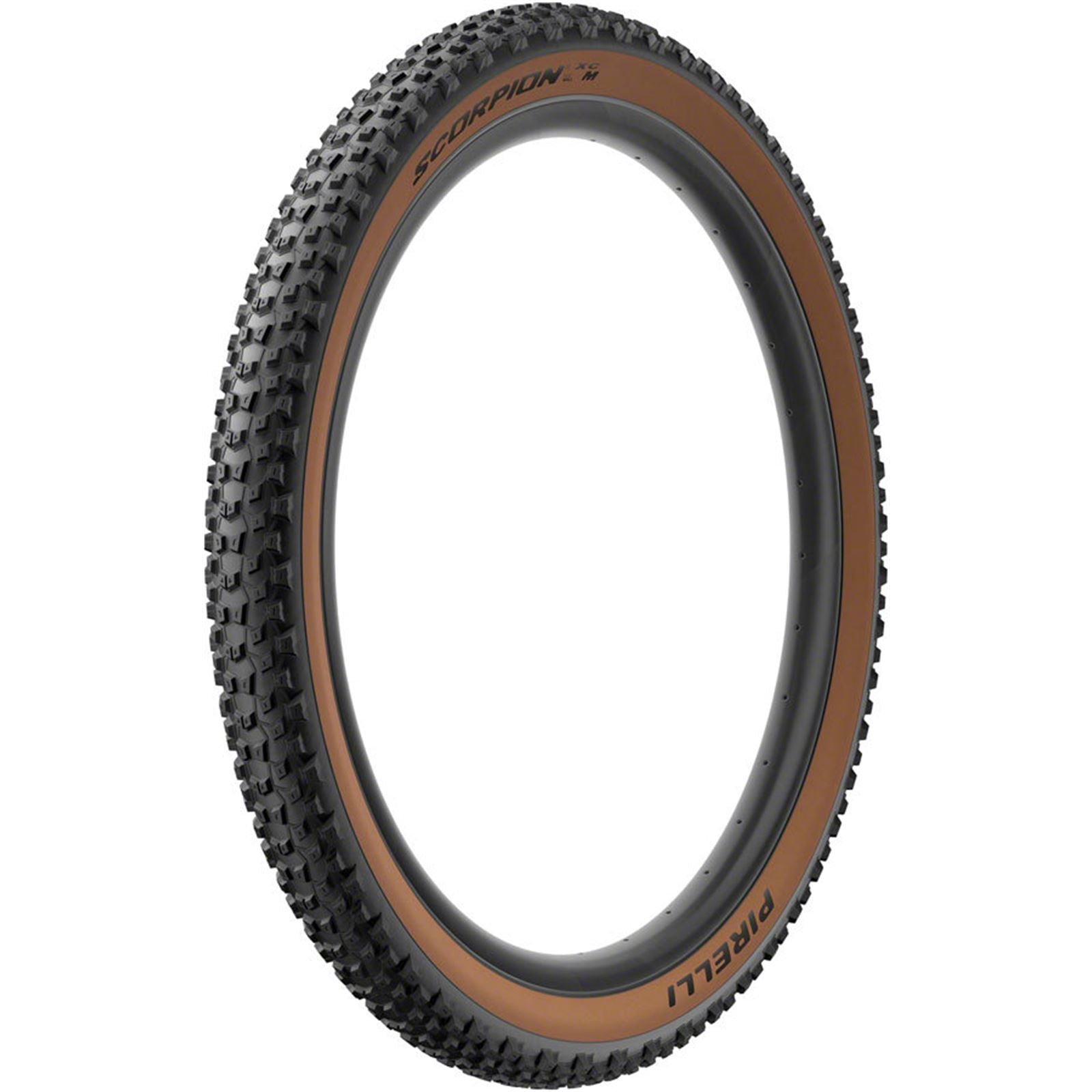 Pirelli - Bicycle Scorpion XC M Tire - 29x2.4 - Tubeless, Classic Tan, ProWall, SmartGrip 4354700_1500184