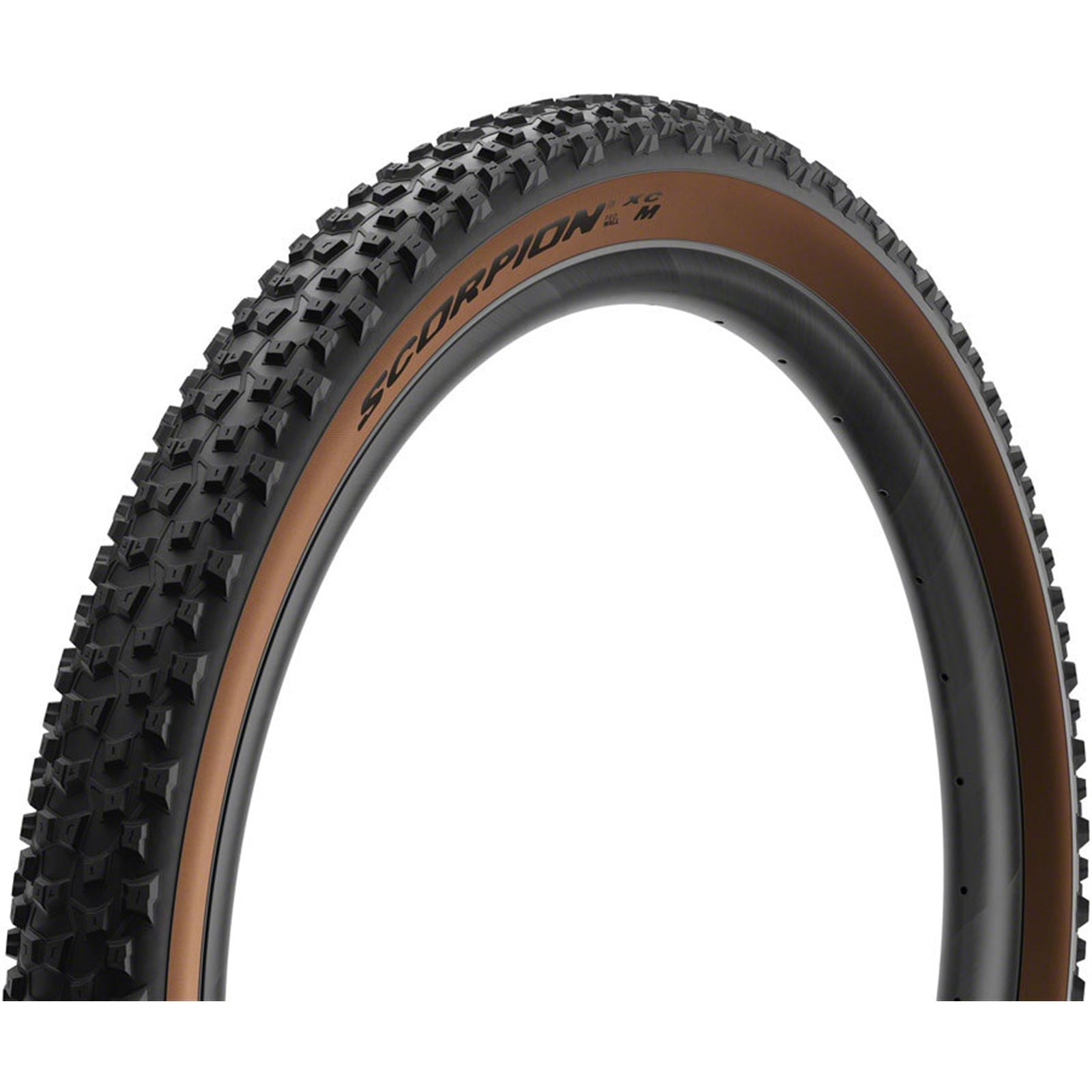 Pirelli - Bicycle Scorpion XC M Tire - 29x2.4 - Tubeless, Classic Tan, ProWall, SmartGrip 4354700_1500186