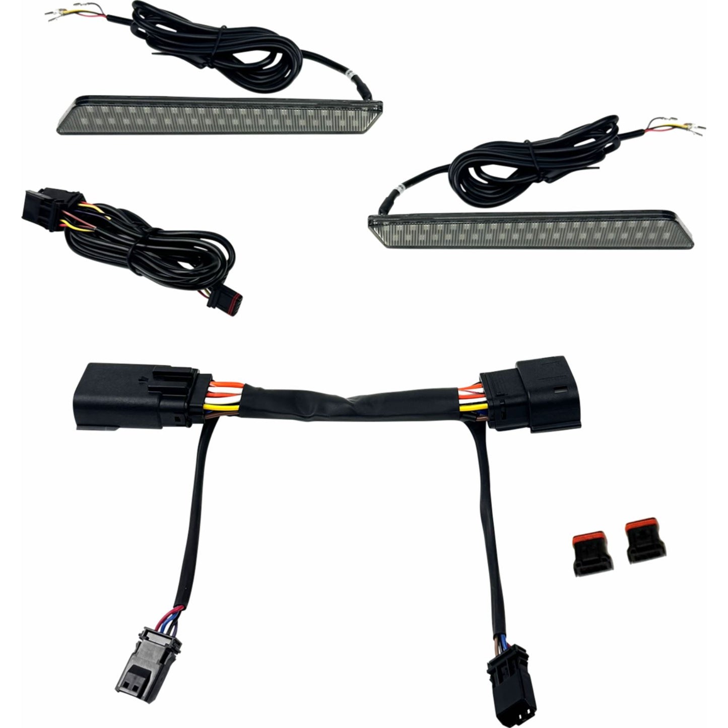 Custom Dynamics LED Latch Lights - Saddlebag - Smoke Lens CD-LATCH-23-S_1470169