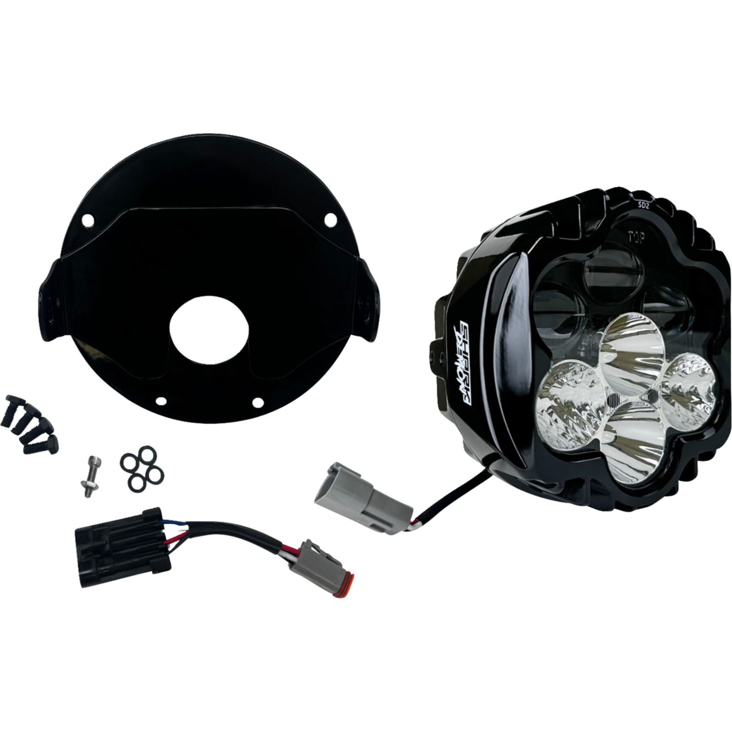 Custom Dynamics Shark Demon™ 2 Headlight - Low Rider ST SD2-LRST-W_1470091