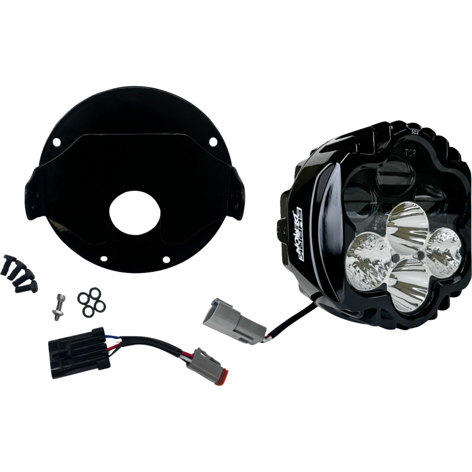 Custom Dynamics Shark Demon™ 2 Headlight - Low Rider ST SD2-LRST-W_1470091