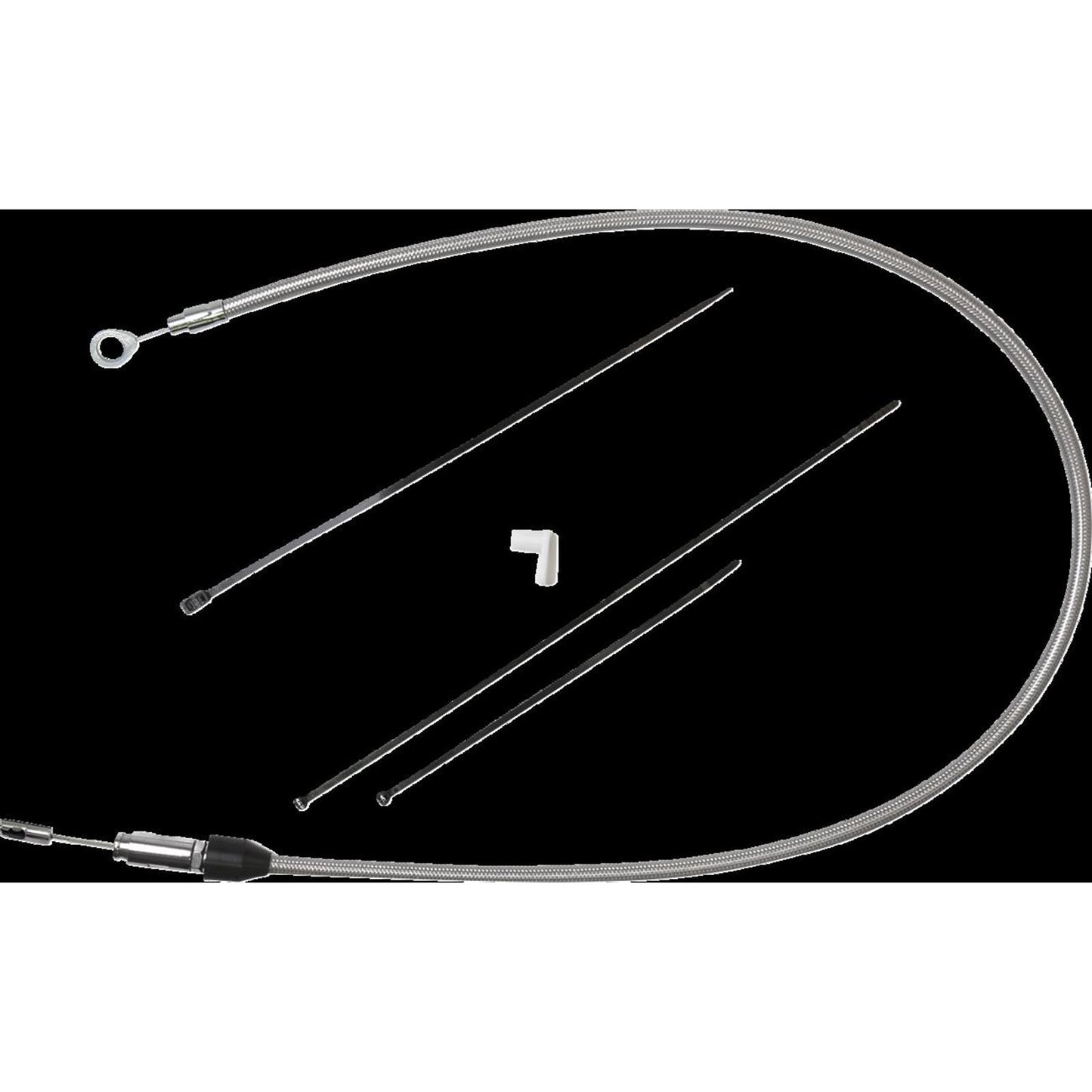Drag Specialties Clutch Cable - Upper - 33" - Stainless Steel 0652-3063_1473379