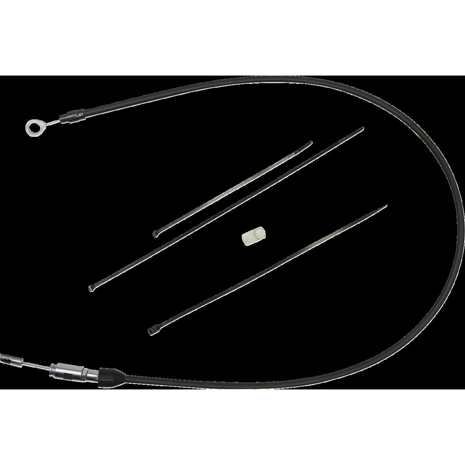 Drag Specialties Clutch Cable - Upper - 35" - Black/Black 0652-3067_1473376