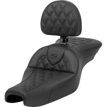 Saddlemen Roadsofa™ Seat - with Backrest - Lattice Stitch - XL '04-'22 807-11-182BR_1443598