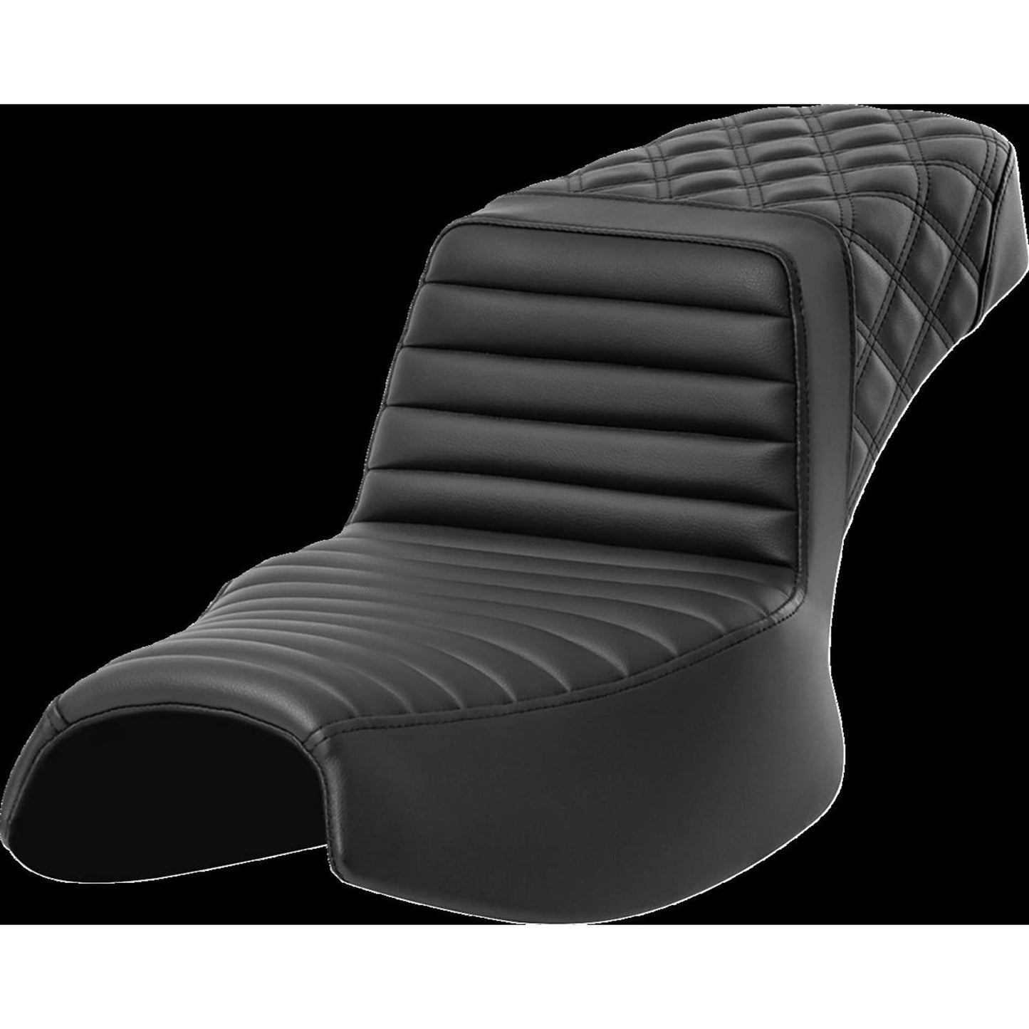 Saddlemen Step-Up Seat - Front Tuck-n-Roll/Rear Lattice Stitch I20-06E-176_1473401