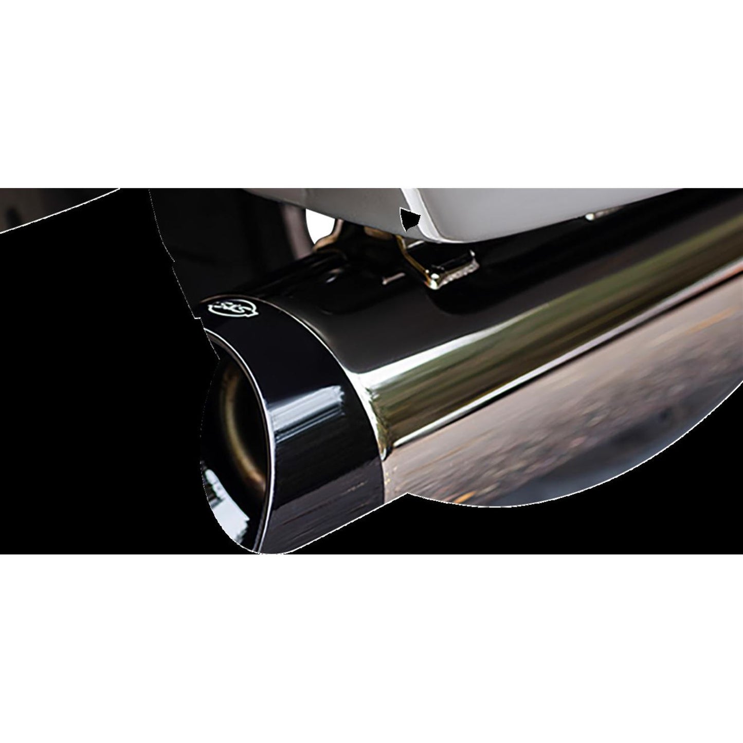 S&S Cycle Muffler S/O MK45 Lava Chr Blk E/C 50 State M8 Tour 17-24 for Harley 550-1113_1452748
