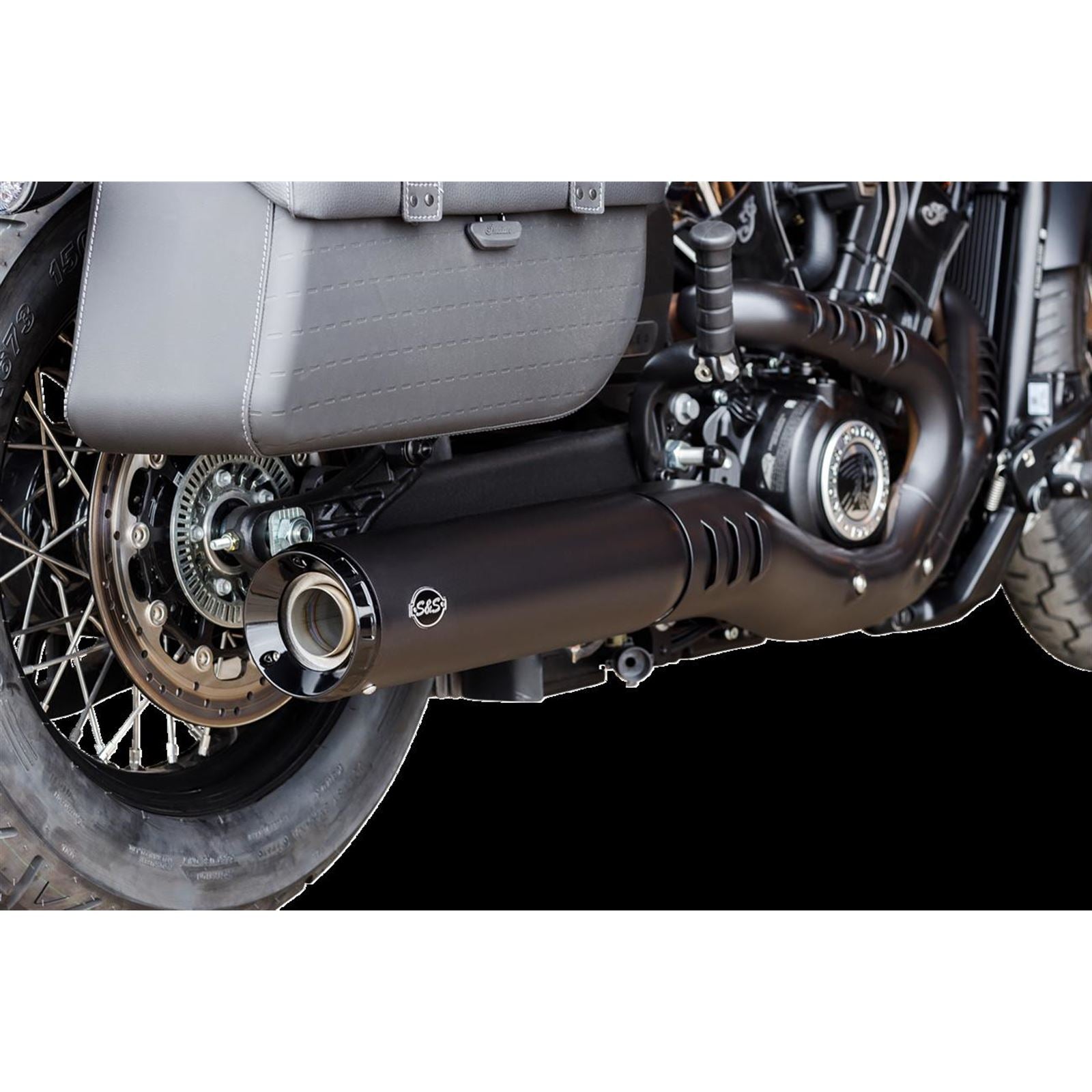 S&S Cycle Muffler S/O Grand National Blk 50 State for Indian Scout 2025 550-1121_1452752