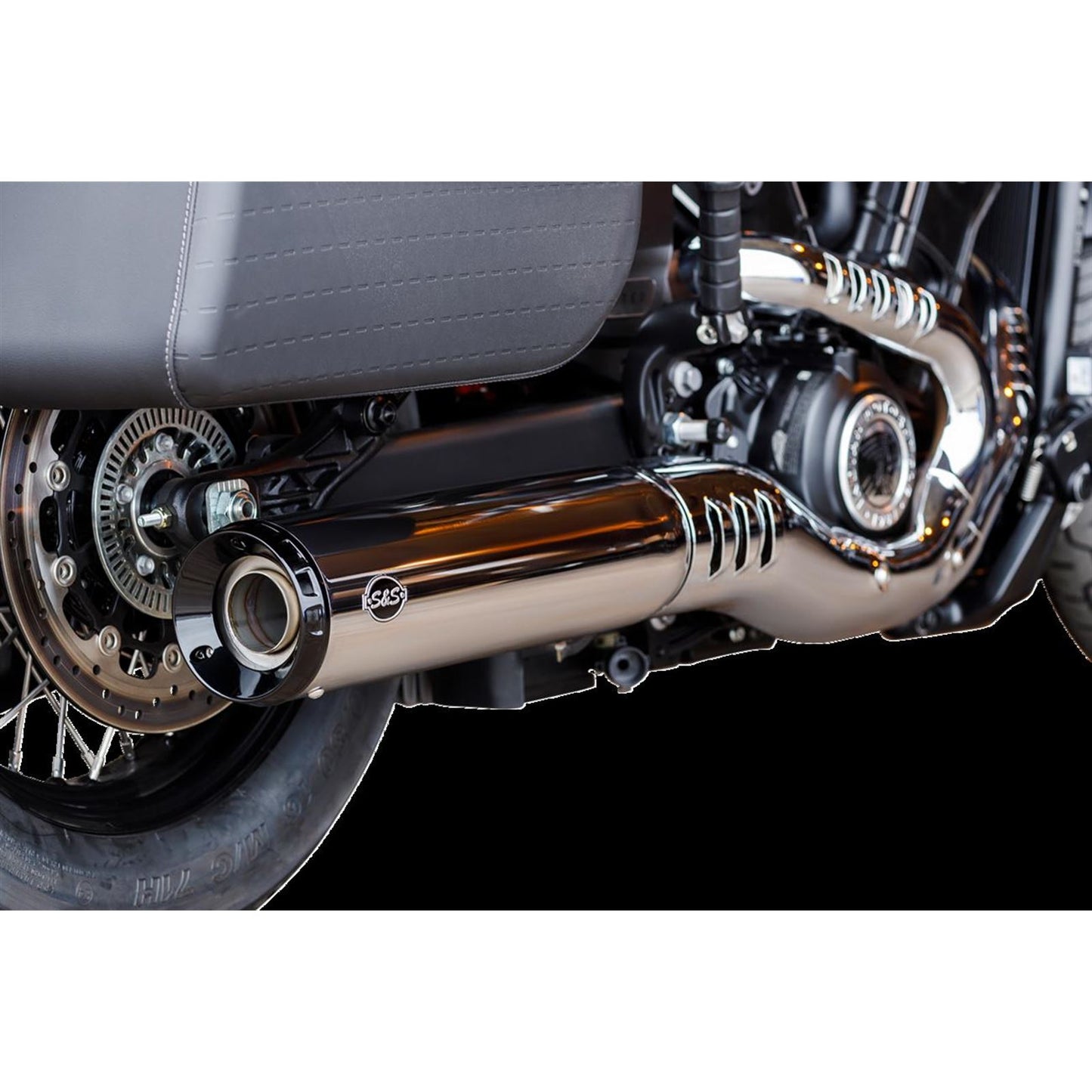 S&S Cycle Muffler S/O Grand National Chr 50 State for Indian Scout 2025 550-1122_1452756