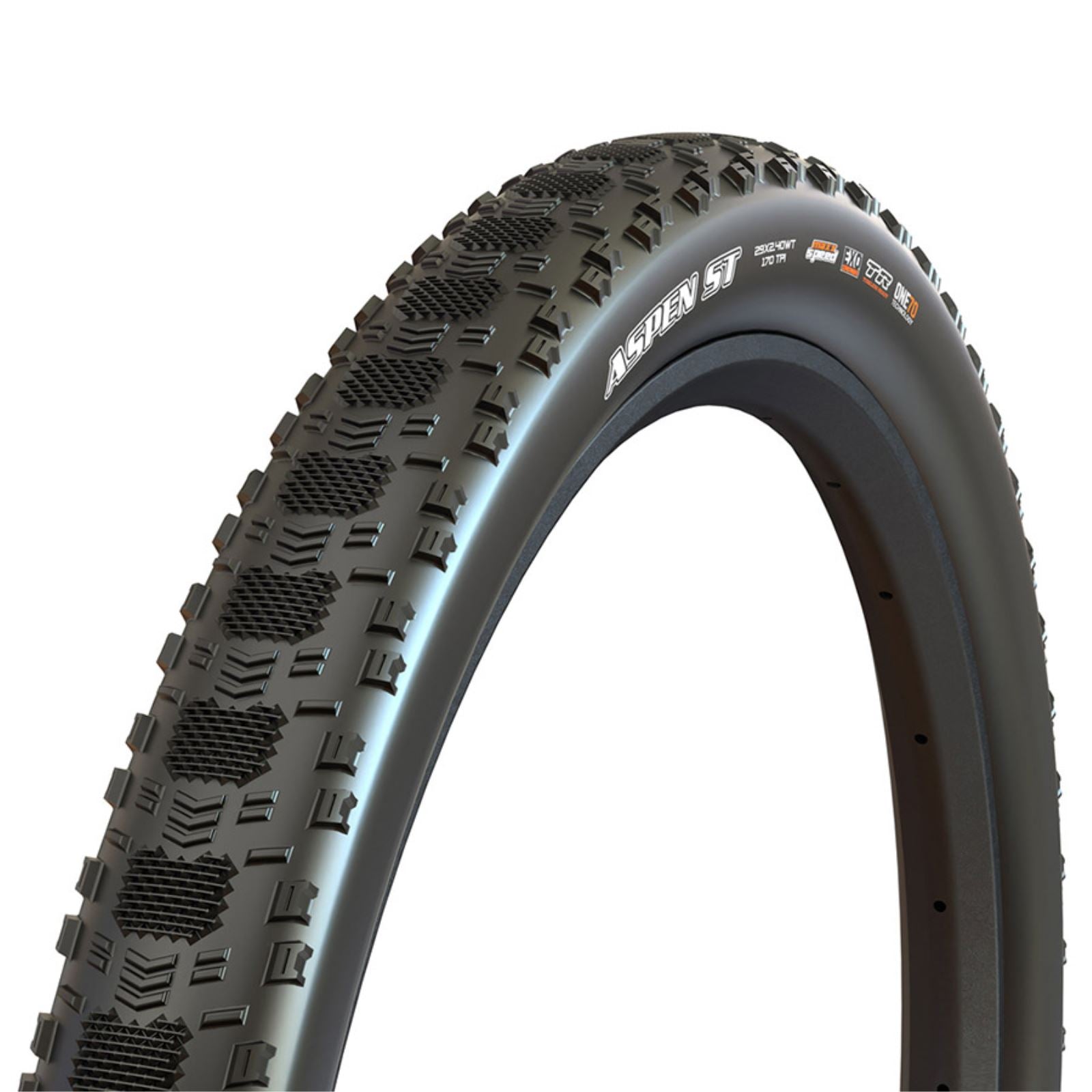 Maxxis - Bicycle Maxxis Aspen ST Tire - 29 x 2.25, Tubeless, Folding, Black, 170tpi [MPN: TB00523400]_1547861