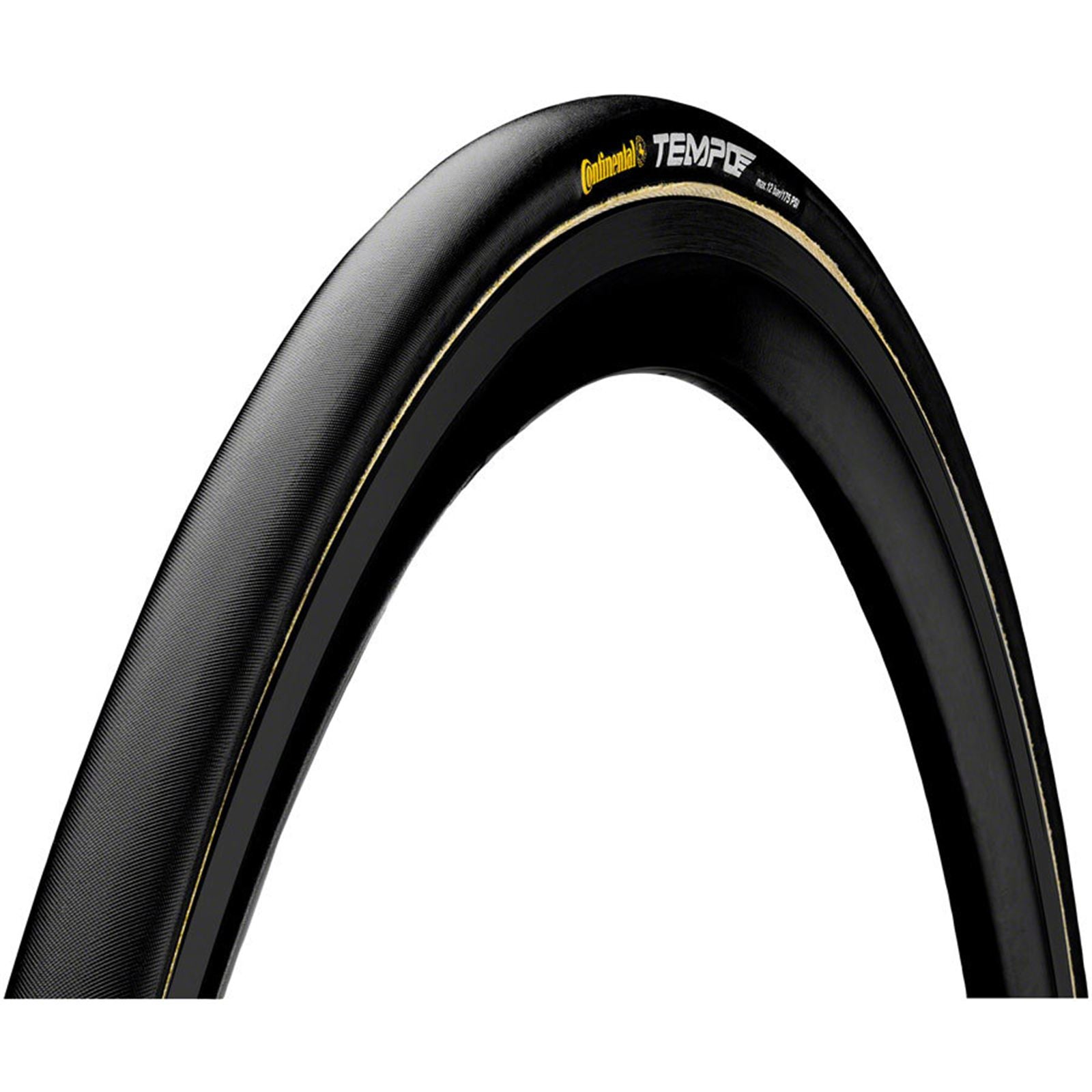 Continental Tire - Bicycle Tempo II Tire - 700bx22/28"x22, Tubular, Folding, Black, BlackChili [MPN: 01961840000]_2101843