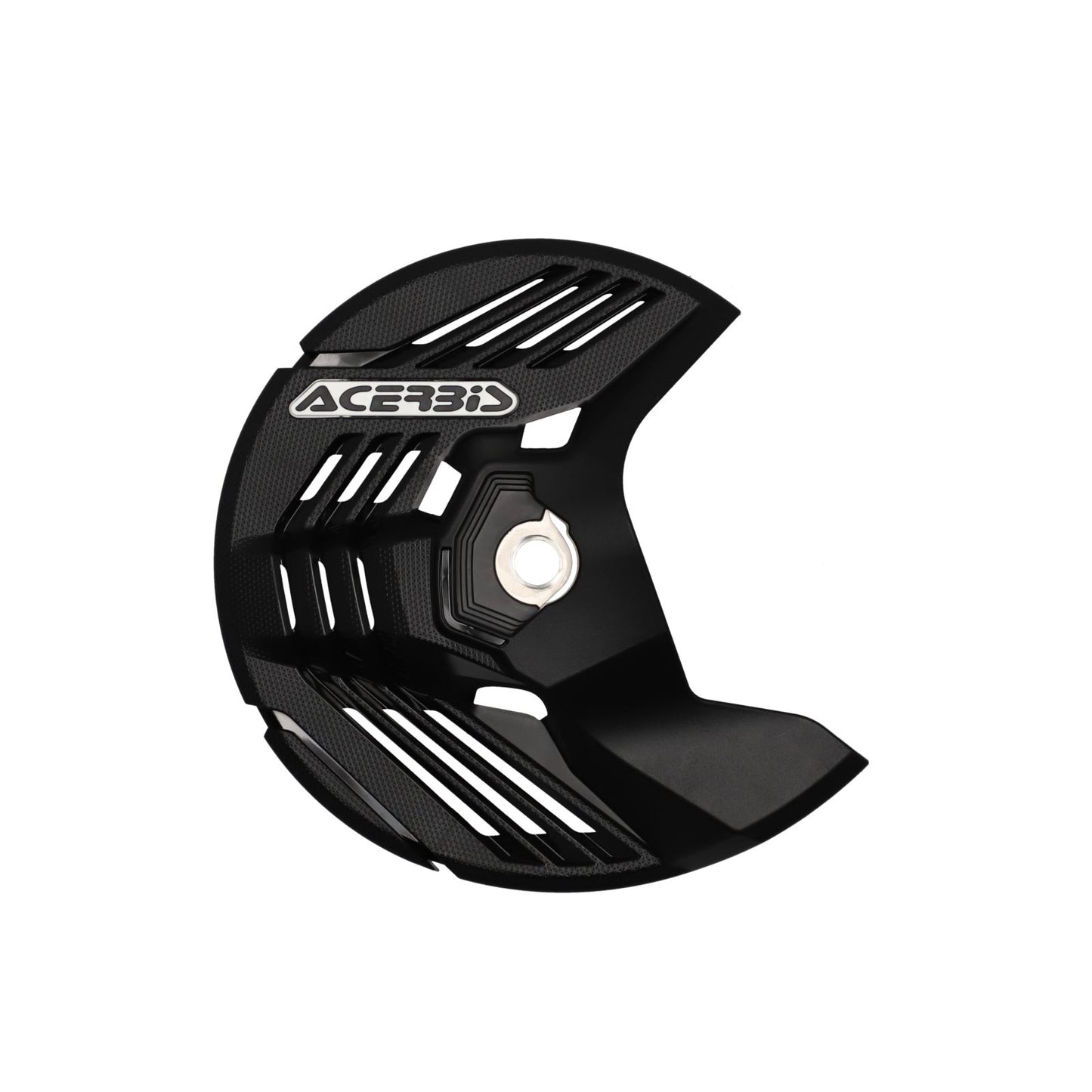Acerbis Linear Front Disc Cover for Honda/Kawasaki/Sherco/Yamaha - Black 2985050001_1444172