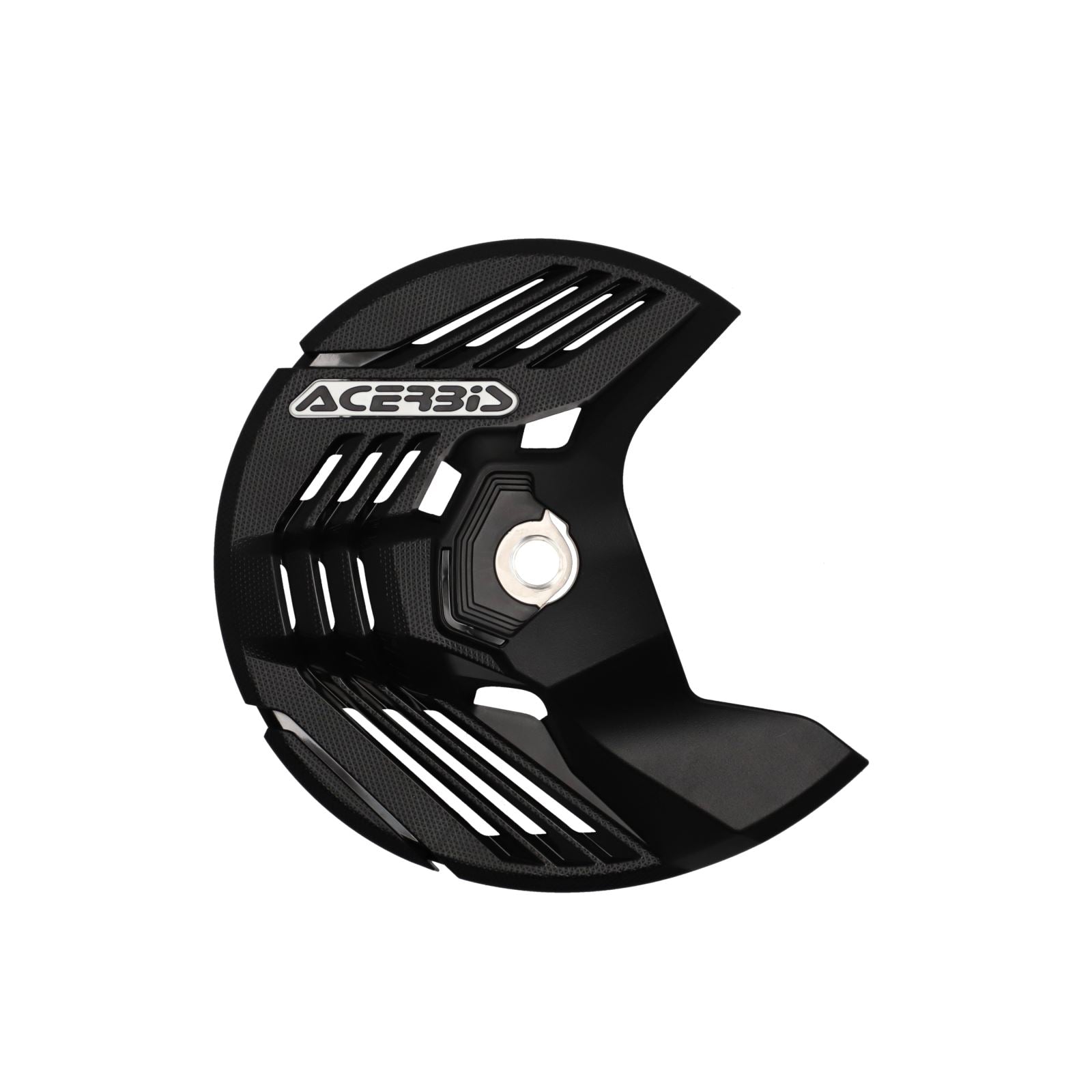 Acerbis Linear Front Disc Cover for Honda/Kawasaki/Sherco/Yamaha - Black 2985050001_1444172