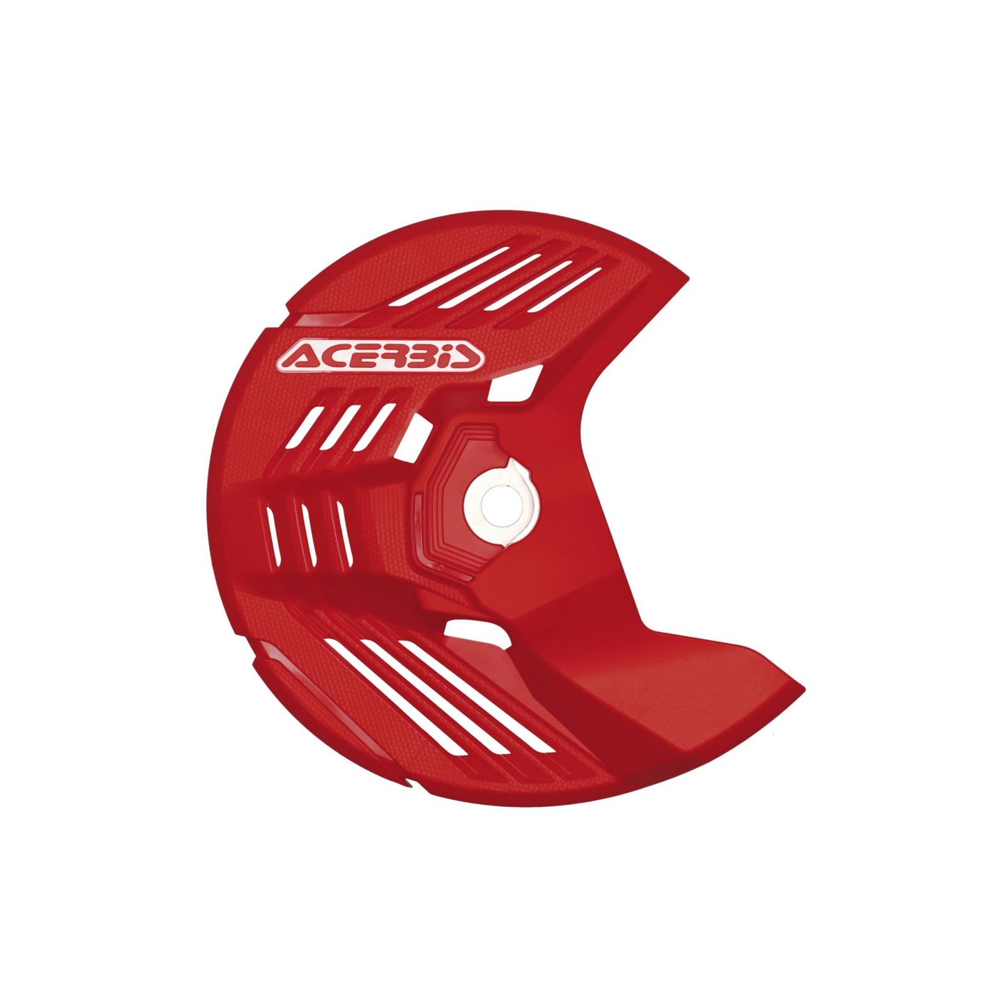 Acerbis Linear Front Disc Cover for Honda/Kawasaki/Sherco/Yamaha - Red 2985050004_1444176
