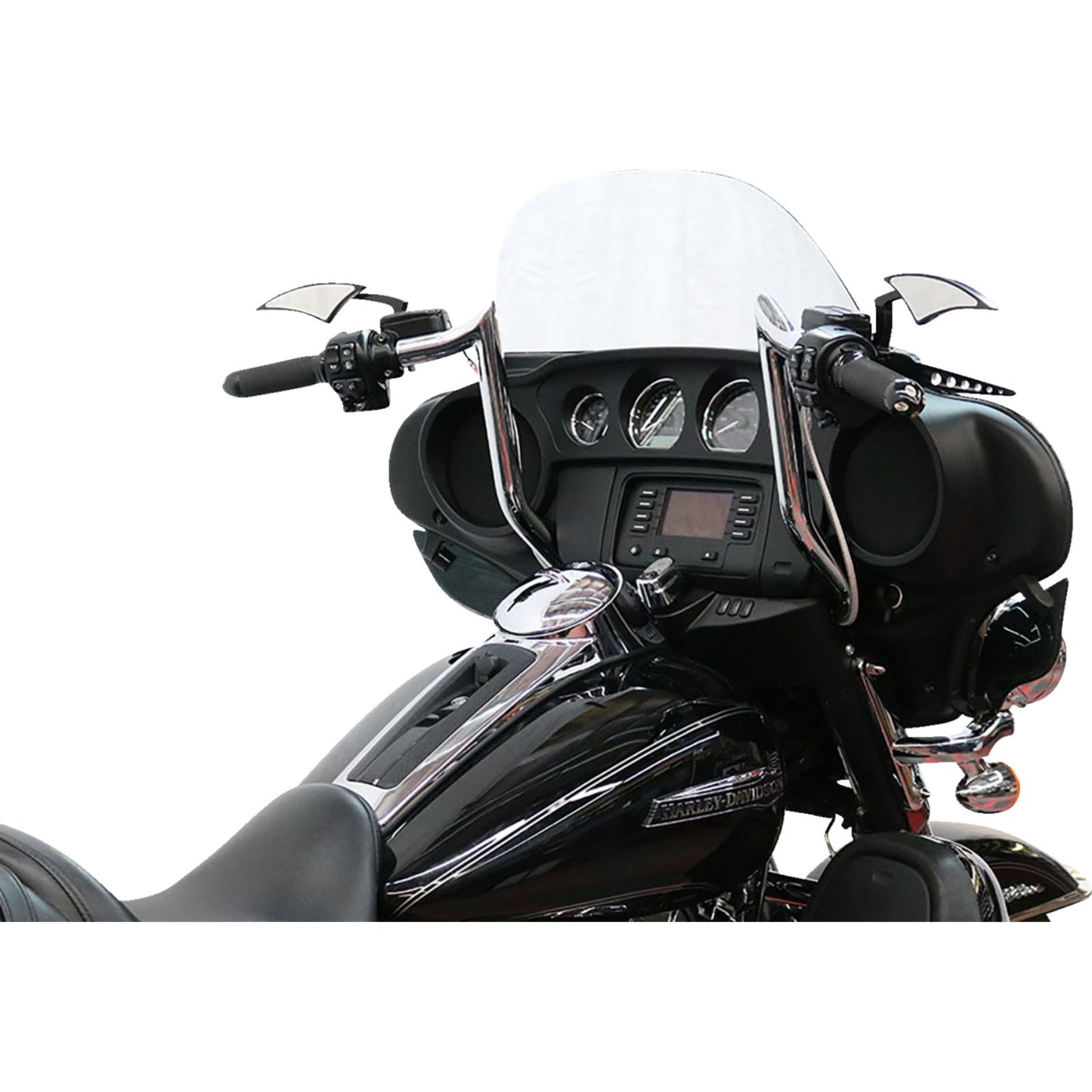 Paul Yaffe's Bagger Nation Handlebar - Monkey Bar - Pre-Wired - 12" - Chrome [MPN: PYO:MBBPW-12 C]_1444451