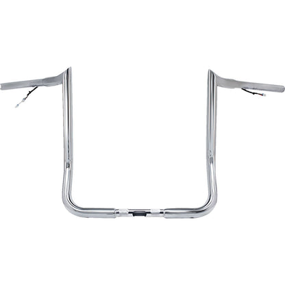 Paul Yaffe's Bagger Nation Handlebar - Monkey Bar - Pre-Wired - 12" - Chrome [MPN: PYO:MBBPW-12 C]_1444452