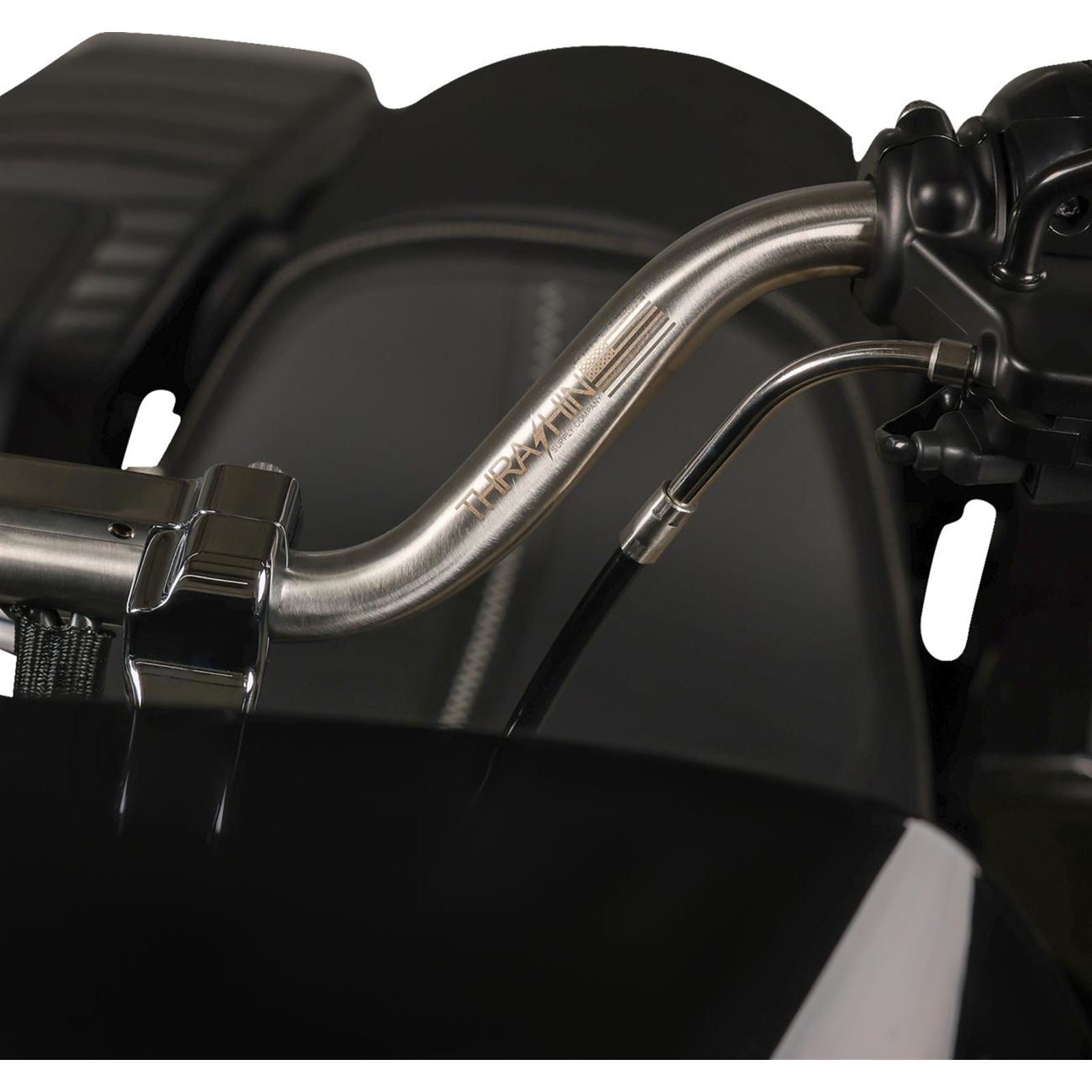 Thrashin Supply Company Handlebar - High Bend - Stainless Steel [MPN: TSC-2715-0]_1477118