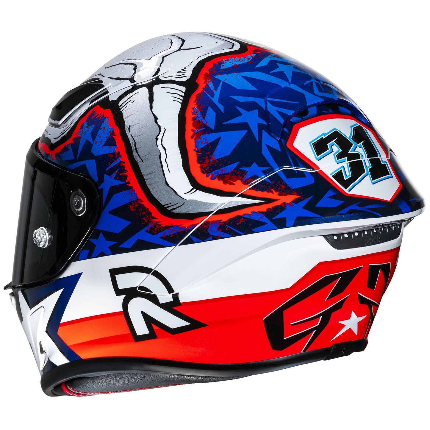 HJC RPHA 1N Gerloff Helmet - Red/White/Blue - MC-21_1445202