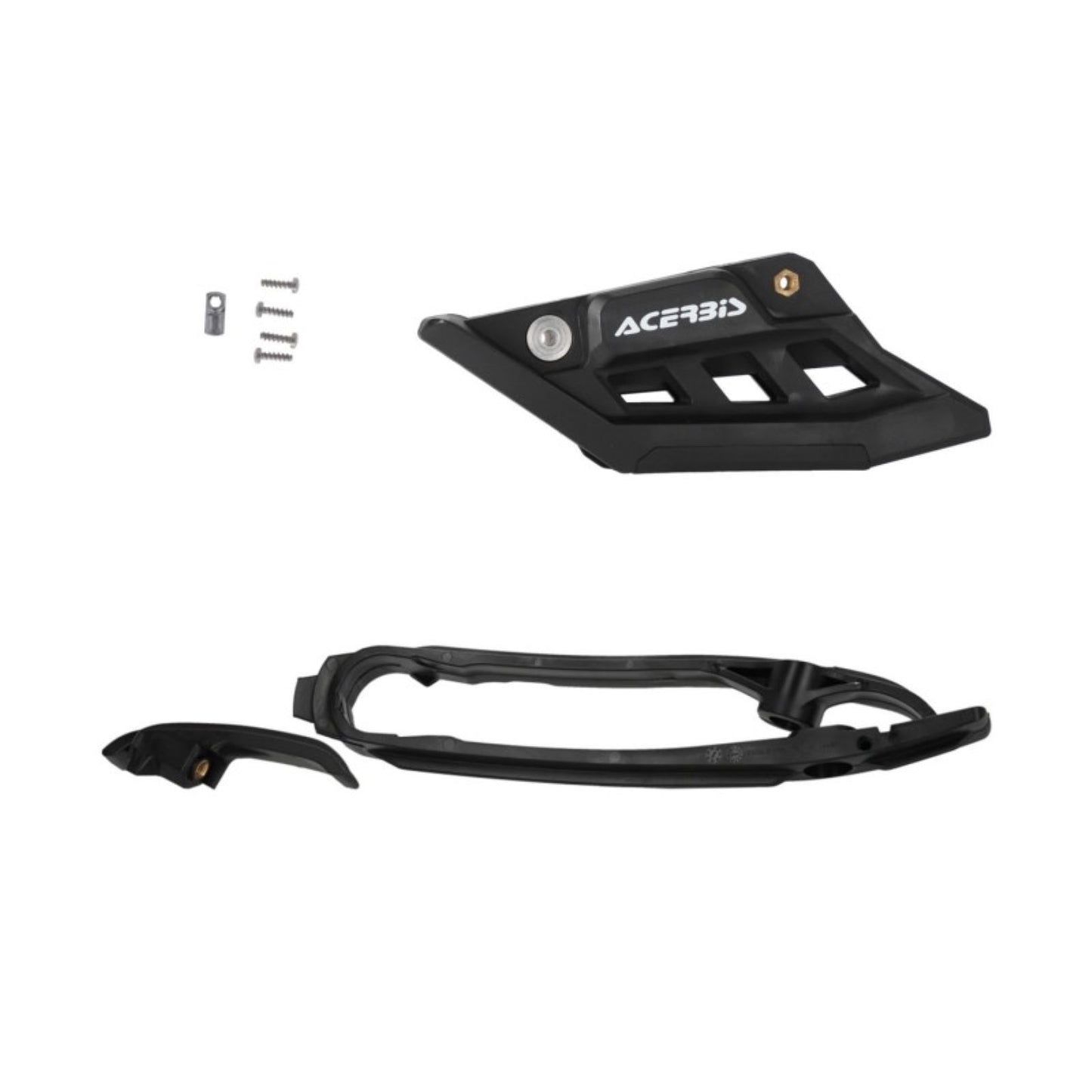 Acerbis Chain Guide/Slider Kit for KTM/Hus/Gas-Gas - Black 2984790001_1447495