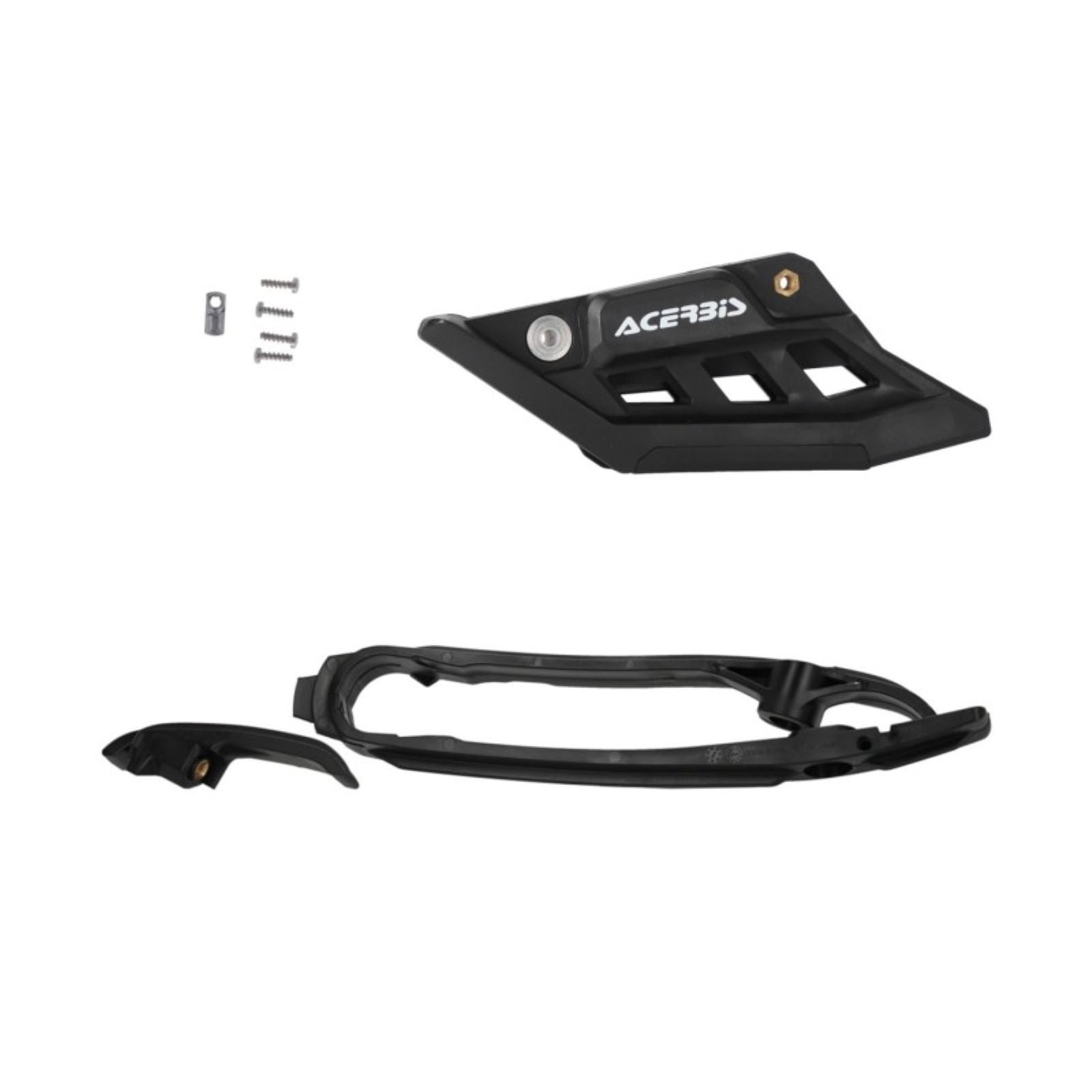 Acerbis Chain Guide/Slider Kit for KTM/Hus/Gas-Gas - Black 2984790001_1447495