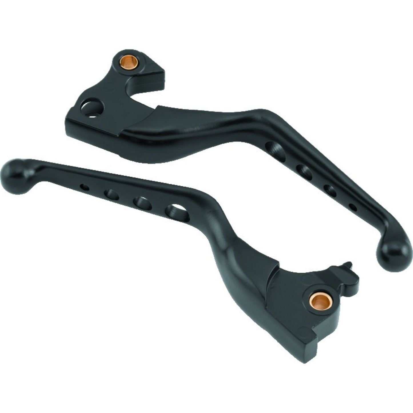 Biker's Choice 14-Up XL Black O Series Holed Lever Set 490978_1717716