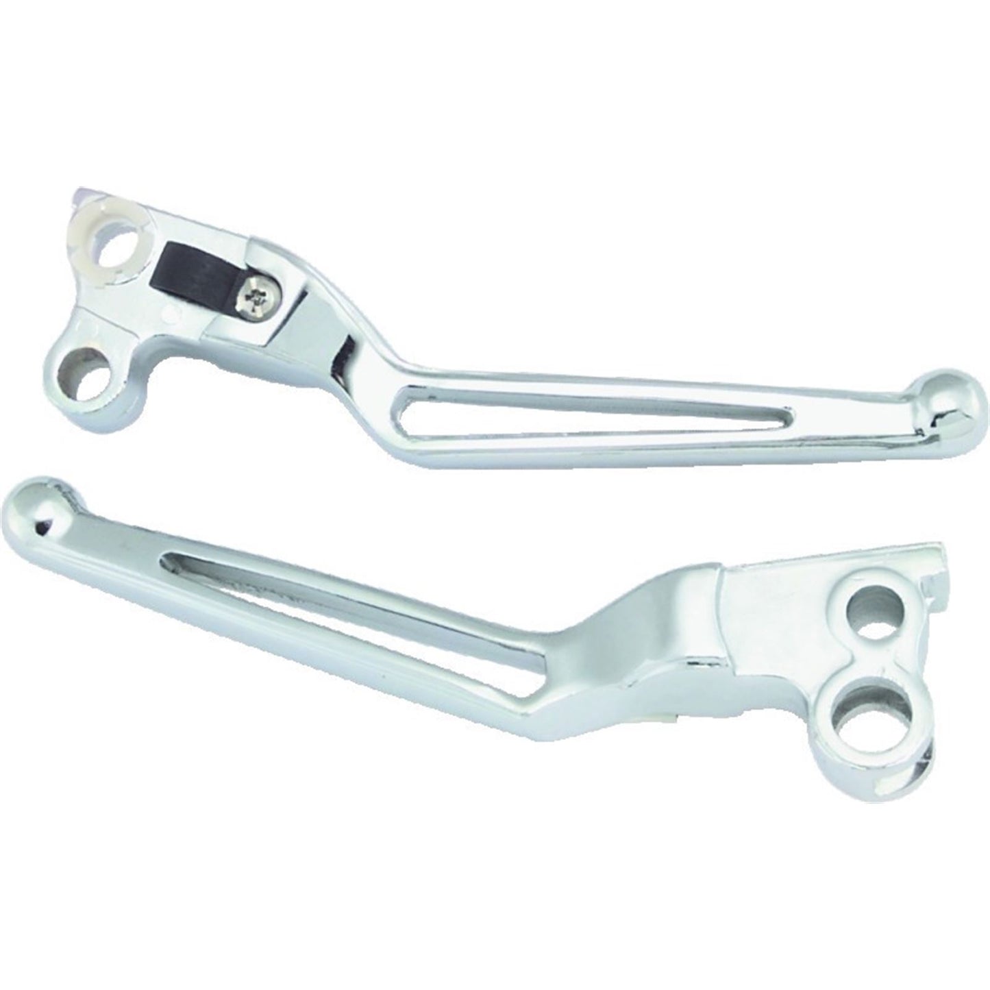 Biker's Choice 82-95 Big Twin & XL Chrome Custom Slotted Lever Set 491253_1724192
