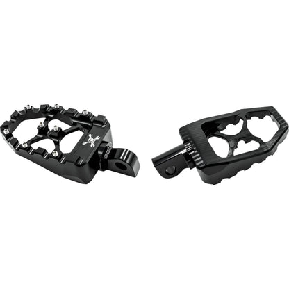 Burly Brand MX Evolution Pegs - Black - Sportster/Dyna B13-1015B_1476038
