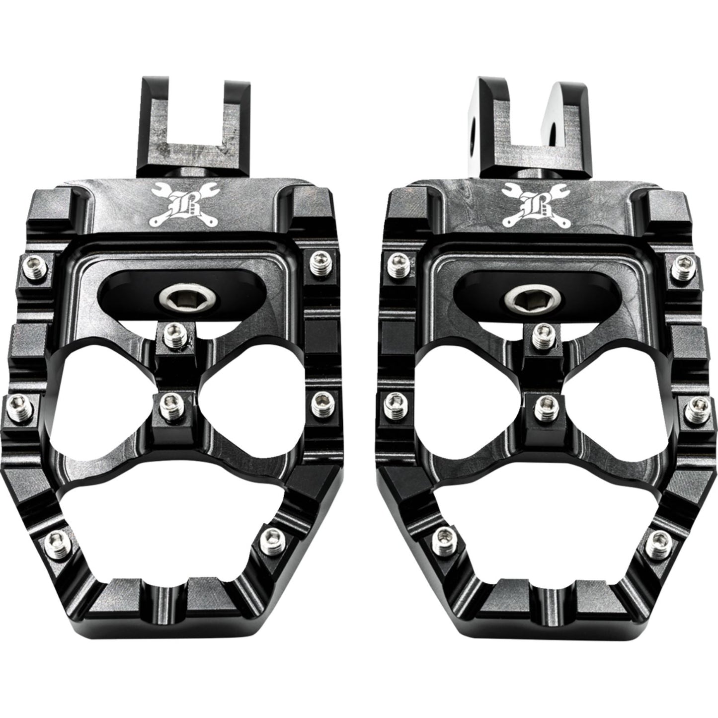 Burly Brand MX Evolution Pegs - Black - Softail B13-1016B_1476103
