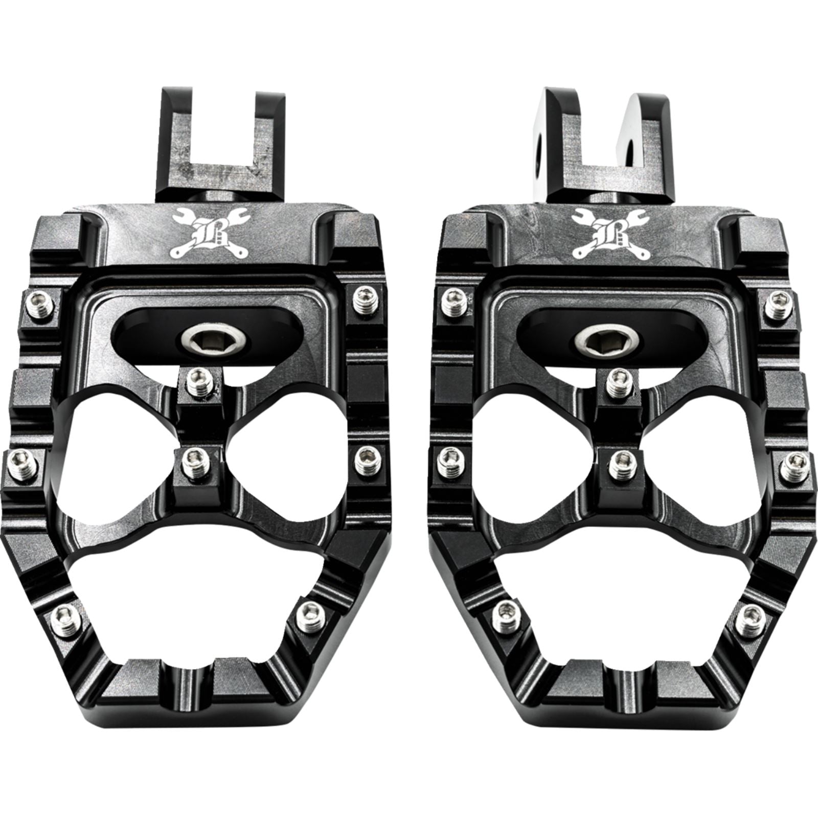 Burly Brand MX Evolution Pegs - Black - Softail B13-1016B_1476103