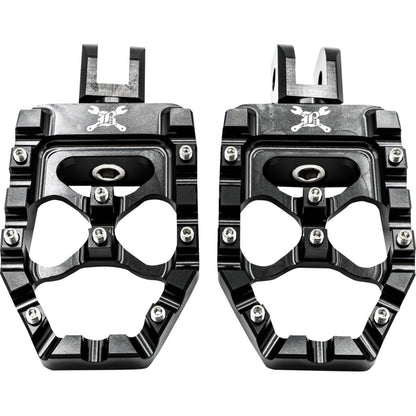 Burly Brand MX Evolution Pegs - Black - Softail B13-1016B_1476103