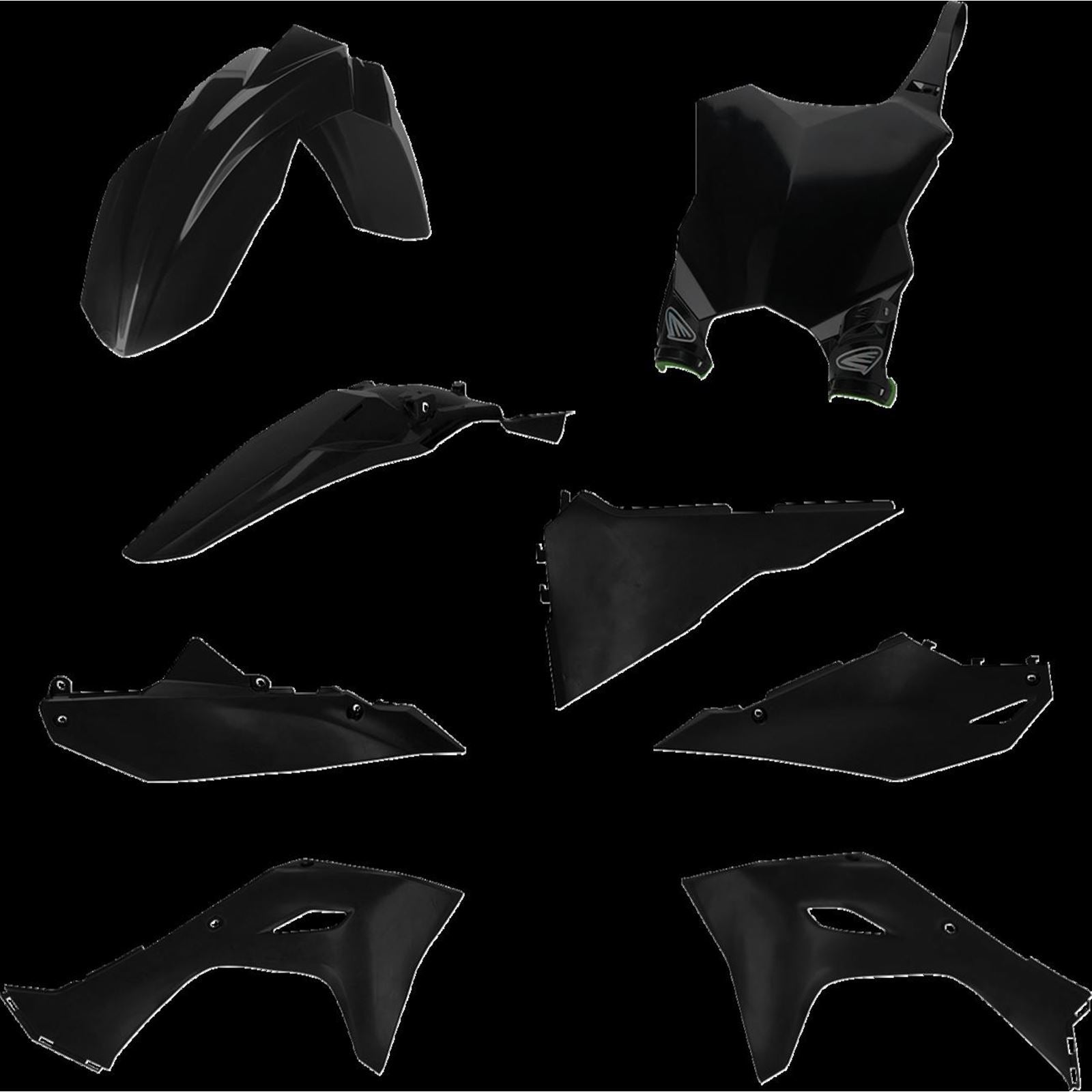 Cycra 5 Piece Replica Body Kit - Black for Kawasaki [MPN: 1CYC-9436-12]_1474014